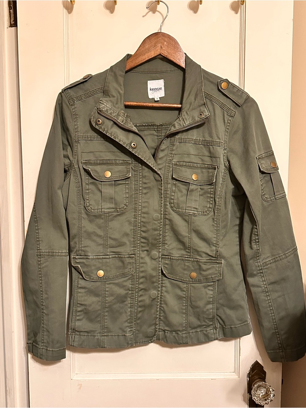 Kensie Olive Green Utility Jacket